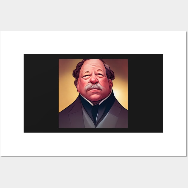 William Howard Taft | Comics style Wall Art by ComicsFactory